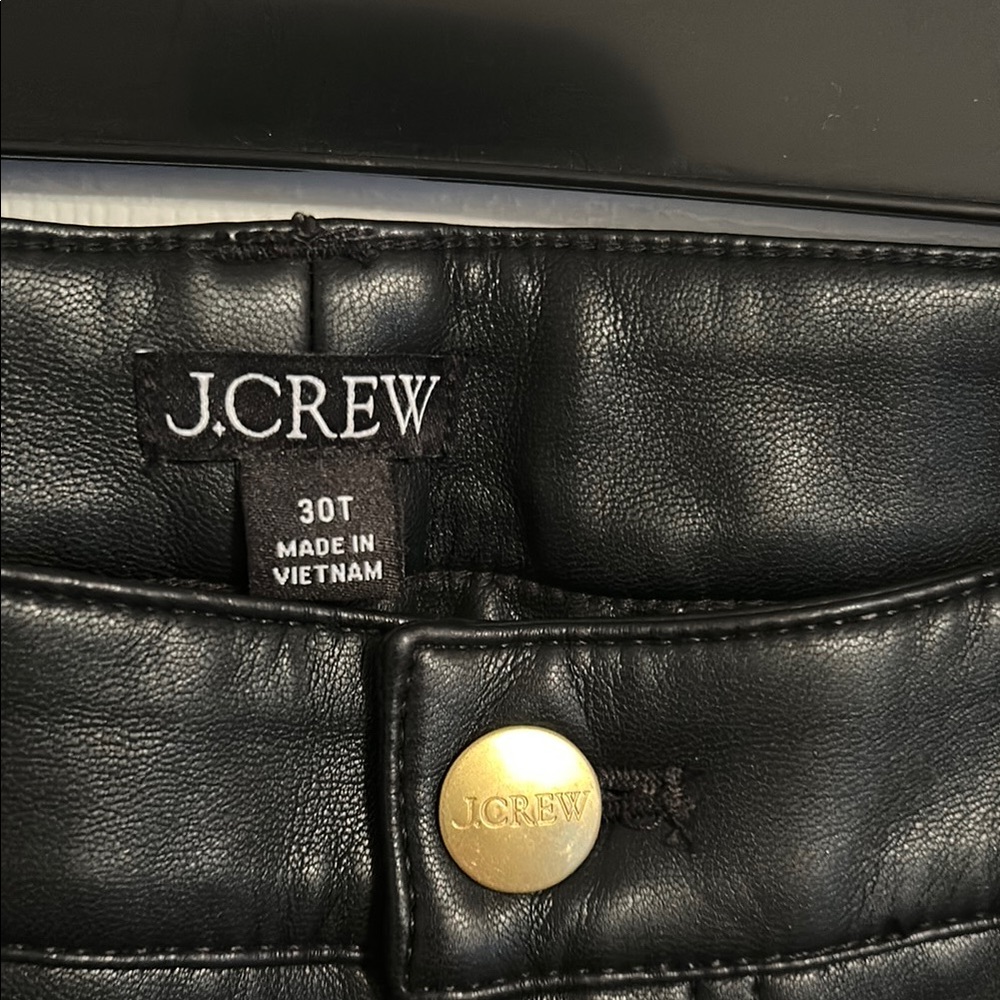 Leather jean